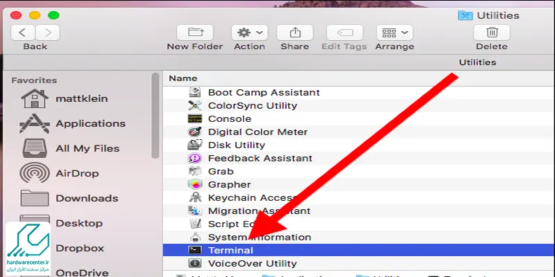 نمایش فایل های مخفی در Mac با استفاده از Terminal
